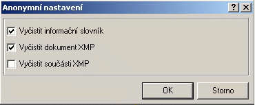 Anonymizer screenshot