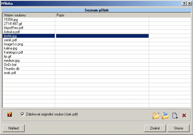 PDF-Attachments screenshot