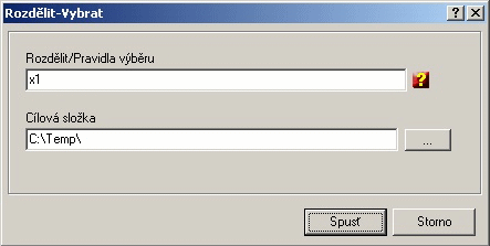 Split pages tool screenshot