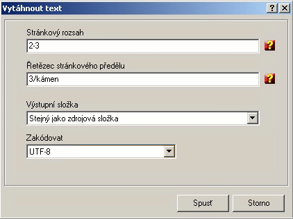 Split pages tool screenshot