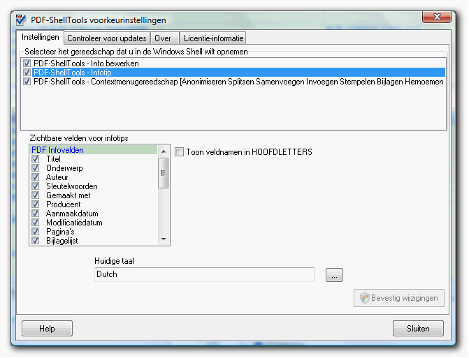 ShellTools Configuration Manager screenshot