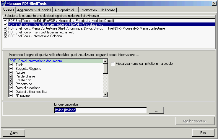 ShellTools Configuration Manager screenshot