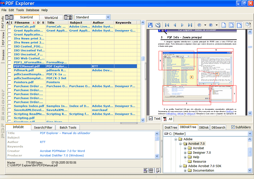 Click to view PDF Explorer 1.5.0.60 screenshot