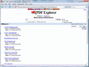 DBSearch mode screenshot