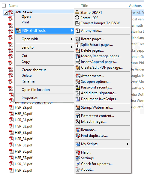 PDF-ShellTools screenshot