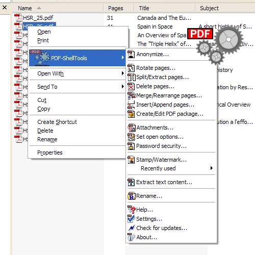 PDF-ShellTools 1.0.0.13-5 screenshot