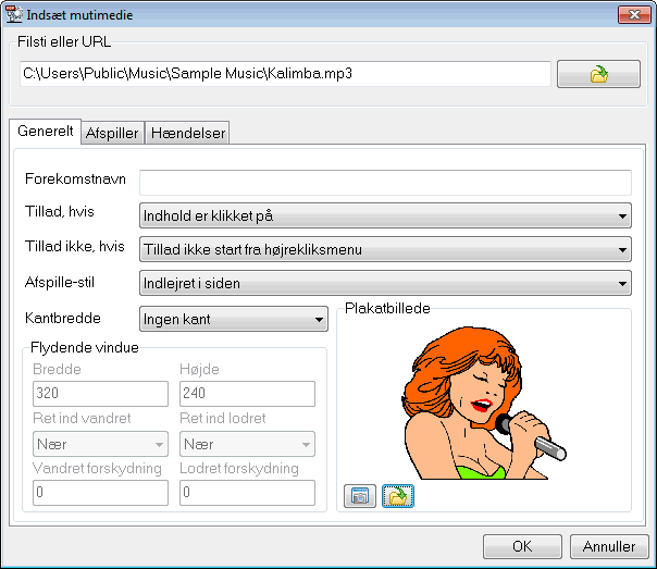Indst multimedie-dialog