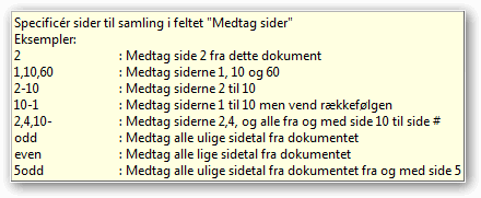 Samle/Omordne-regler